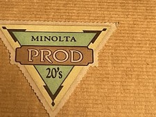 Minolta Prod 20's
