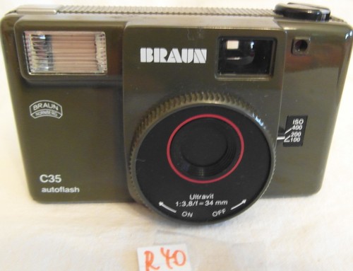 Braun c35 kleinbildkamera - braun,